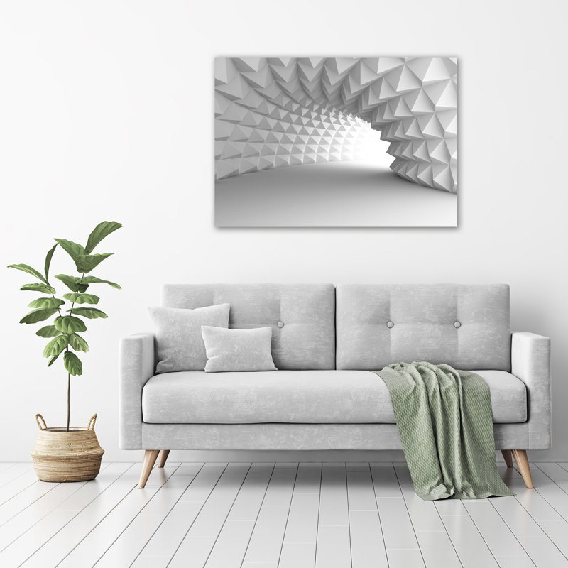 Abstraction Tunnel - Wrapped Canvas Print