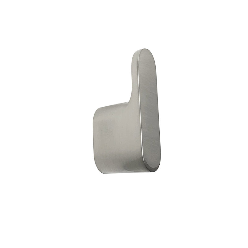 Mito Single Robe Hook, Brushed Nickel