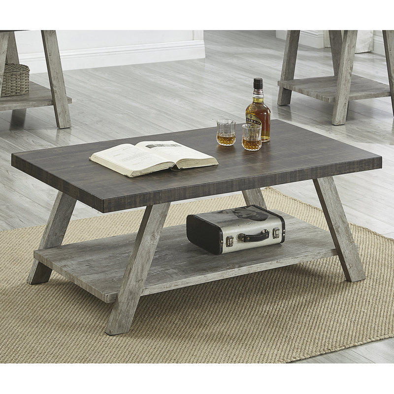 Table basse Contemporary, Gris foncé, Gris clair