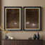 Abstrait pastel doux - ensemble de 2 reproductions d'art mural encadrées de qualité supérieure sur papier 26 po x 36 po-121103740