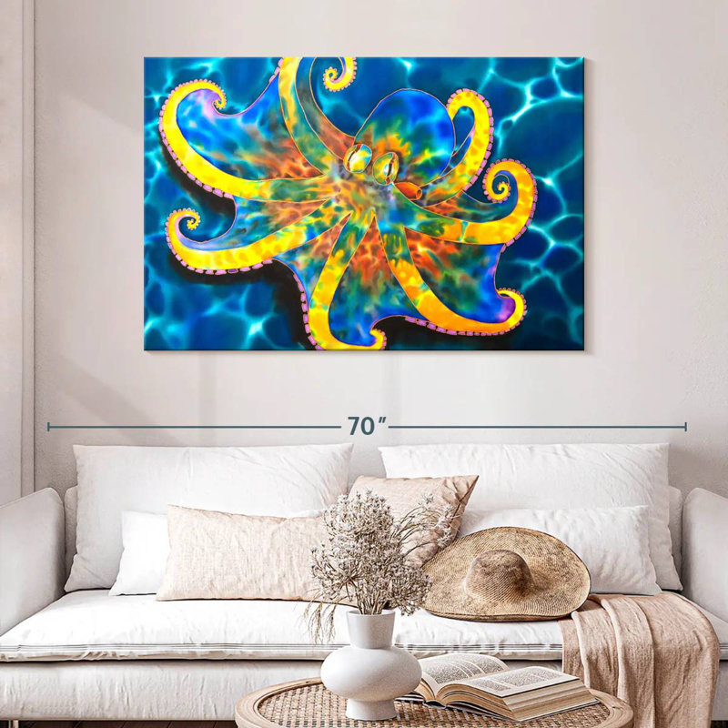 Brampt Caribbean Octopus, 32" H x 48" W