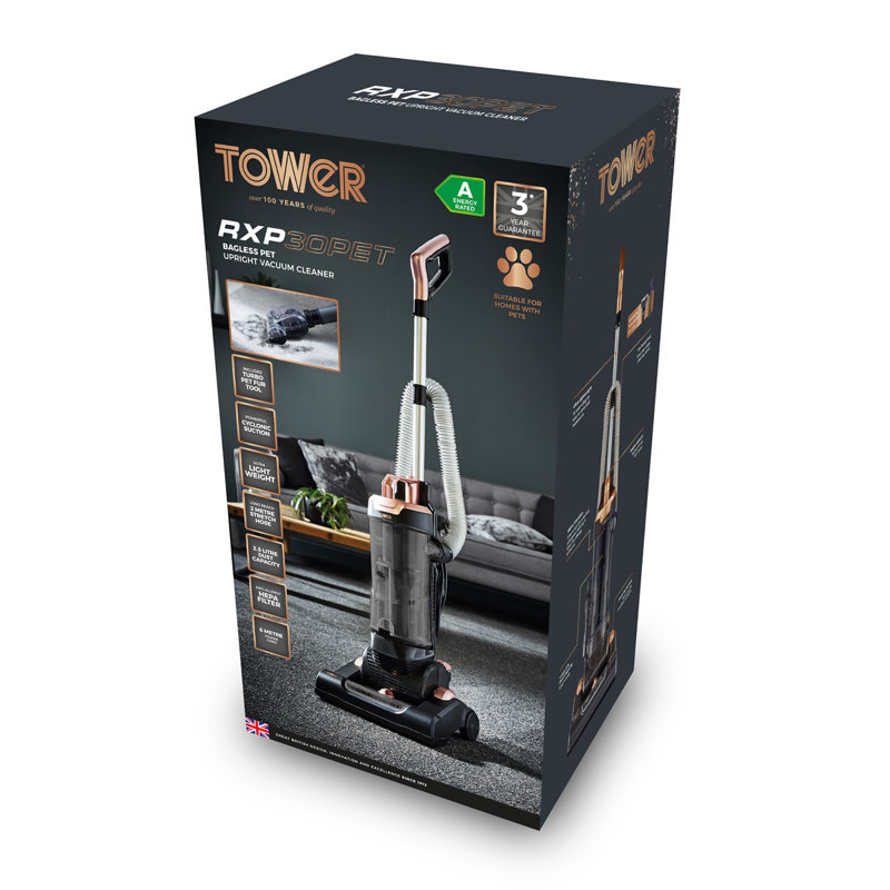 Tower Bagless Upright Vacuum, Multi