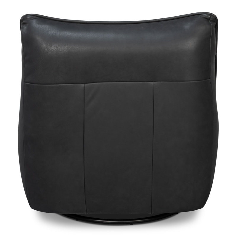 Kennett Swivel Armless Chair, Santoni Black