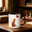 1pc Novelty Vision Heart Mug Coffee Cup Juice Cup Fun Gift.