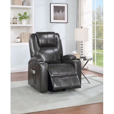 Fauteuil inclinable électrique gris Aire Power Motion