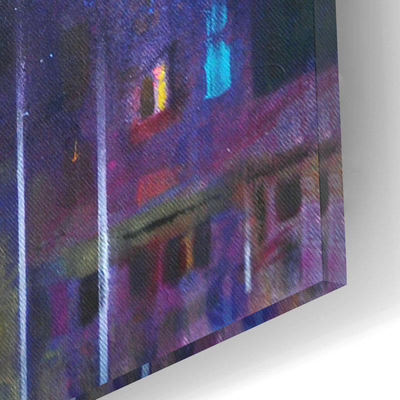 Sur impression plastique / acrylique, H 16 po x l 12 po x P 0,13 po