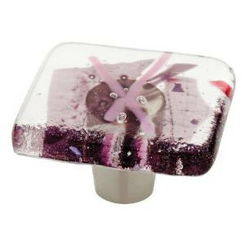 (Paquet de 5) Poignée confettis mauve 1-1 / 2 po