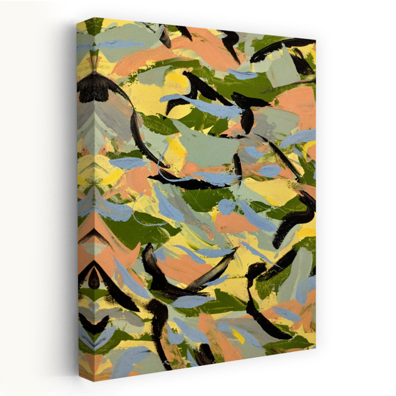 Contemporary Art Bold Contemporary Abstract Wall Art by Michael Cross - Wrapped Canvas Print, 91.44 cm H x 60.96 cm W