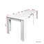 Console multifonctionnelle extensible, table de salle à manger extensible et bureau, panneau de particules moderne et panneau de fibres à densité moyenne
