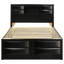 Grand lit de rangement noir Jazz-2064596628