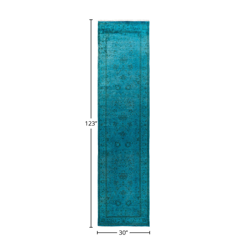 Clontarf One-of-a-Kind 2' 6" x 10' 3" Hand Knotted Area Rug