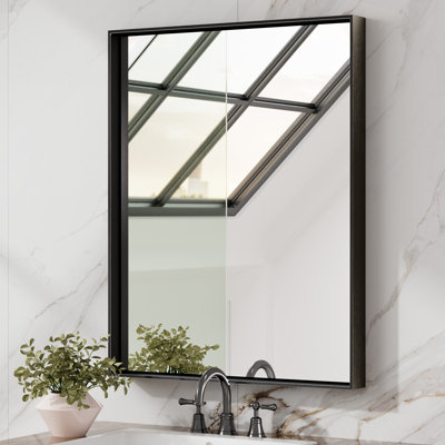 Miroir de vanité Stemn encadré / Miroir d'appoint
