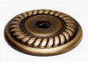 Traditional Metal Knob Backplate, Antique English Matte