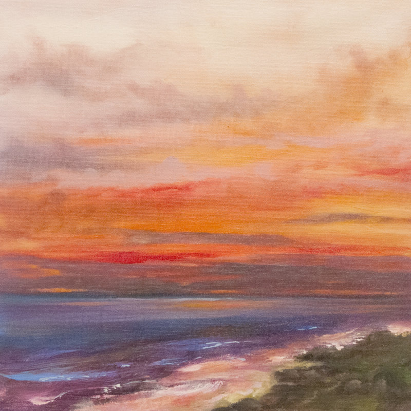 The Calm of the Wild by Marabeth Quin - Wrapped Canvas Painting, 51cm H x 51cm W