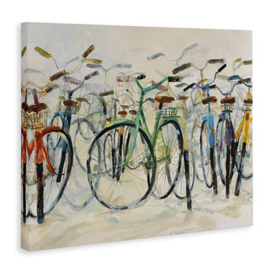 Group of Bicycles Canvas, design by Dusza