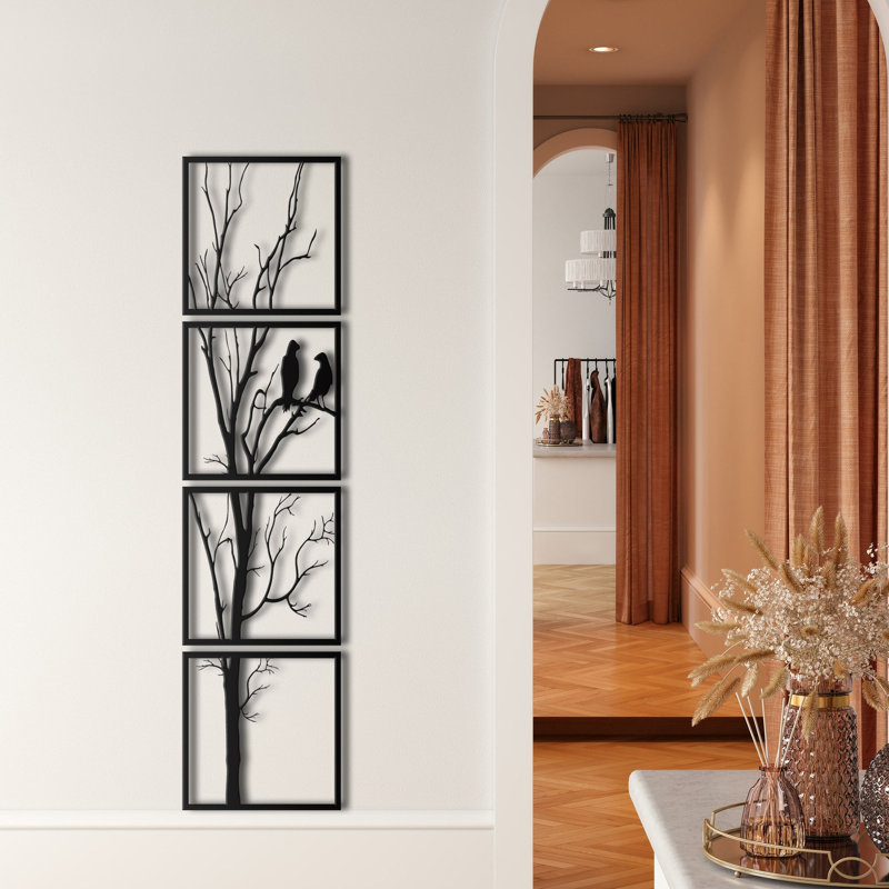 Modern Landscape & Nature Wall Decor, 47" H x 12" W x 0.6" D