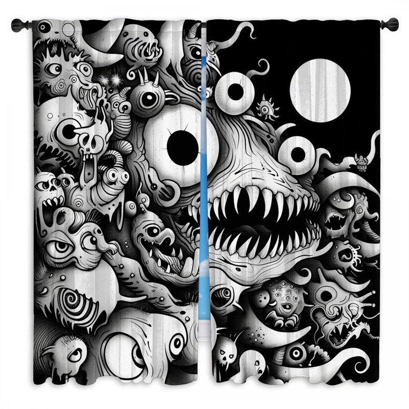 Rideaux obscurcissant et obscurcissant Monster, 40in x 50in - 2 panels, Obscurcissement de chambre