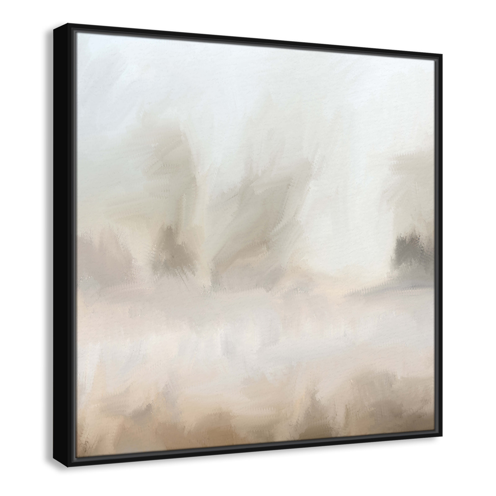Bushwick "Mirage" Print, Black, 31.5" W x 31.5" H
