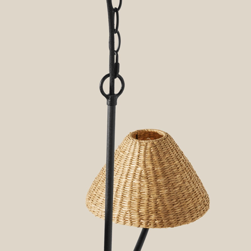 Bainbridge Chandelier, 3 Lights, 15" H x 34" W x 34" D