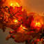 60cm Faux Maple Leaves Halloween Autumn Decoration with Lights