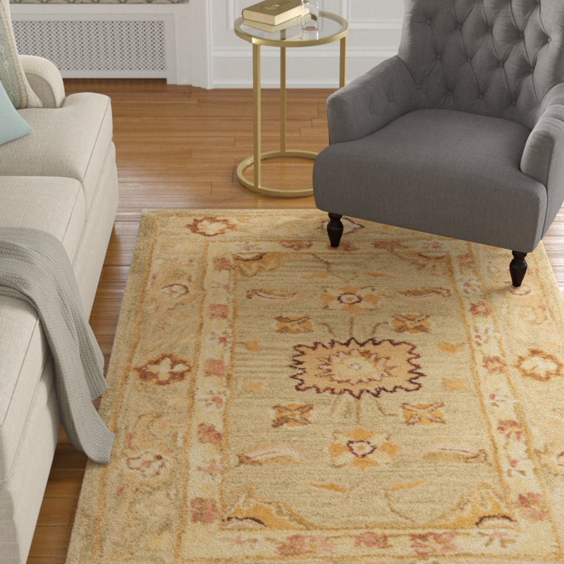 Tapis oriental en laine touffeté à la main Tingley, Rectangle 5 pi x 8 pi
