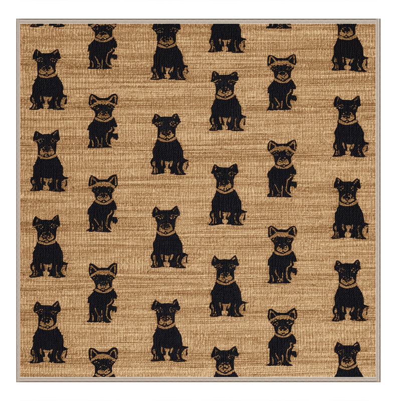  Tapis lavable Norfolk Terrier, Rond 6 pi