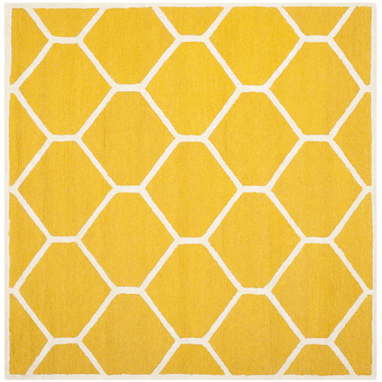 Deedgra Hand Tufted Wool Geometric Rug