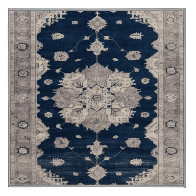 Tapis gris lavable à la machine