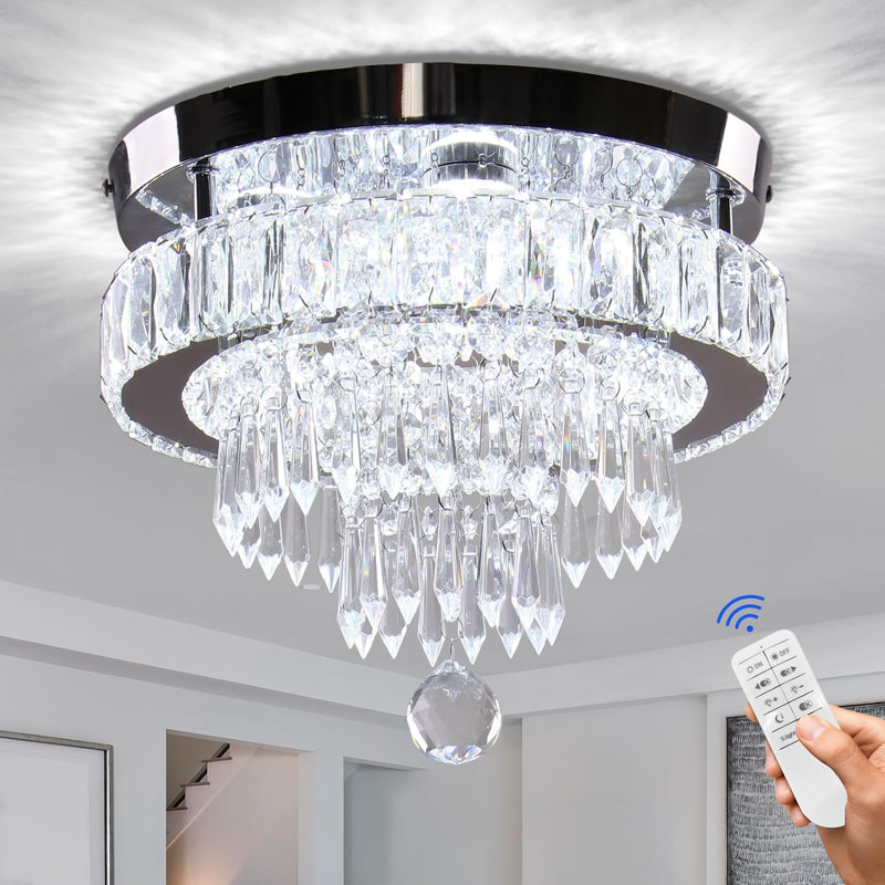 Modern Crystal Ceiling Light