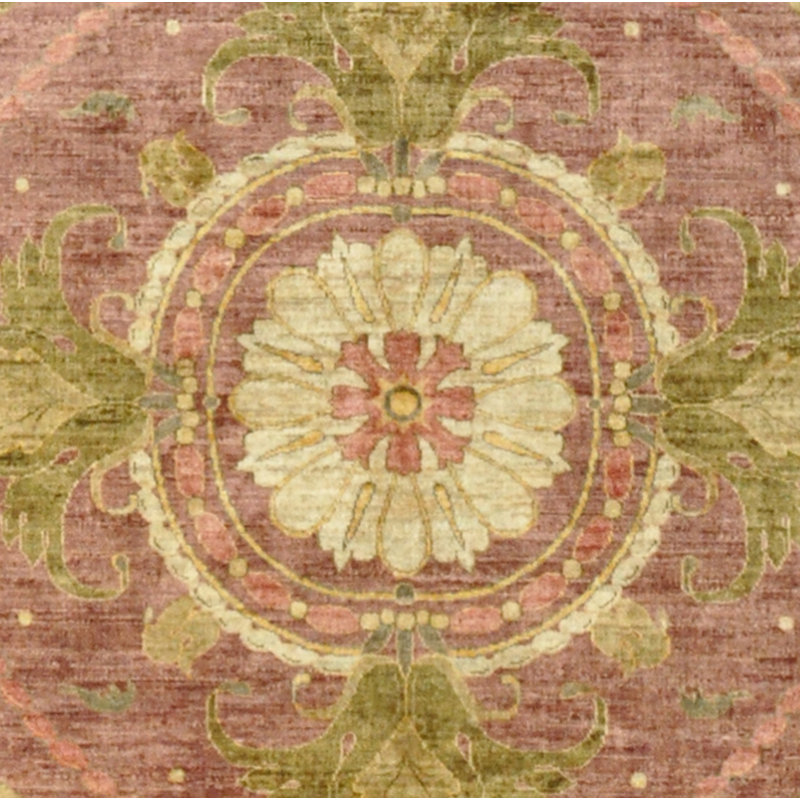 Tapis en laine noué à la main couleur laine Aubusson