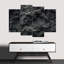 Natural Stone " Black Stone Wall Art Multi Piece Canvas Print " 4 - Pieces-1332011954