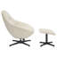 Cayliana Upholstered Swivel Accent Chair with Footstool-1729117293