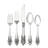 Wallace Grand Baroque 5 Piece Sterling Silver Flatware Set, Service for 1