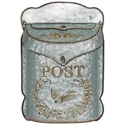 Coppage Steel Wall Mounted Post Box