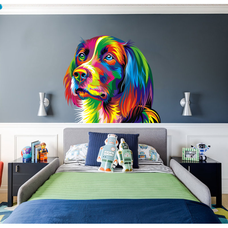 Animals Wall Decal, 46" H x 50" W x 1.9" D
