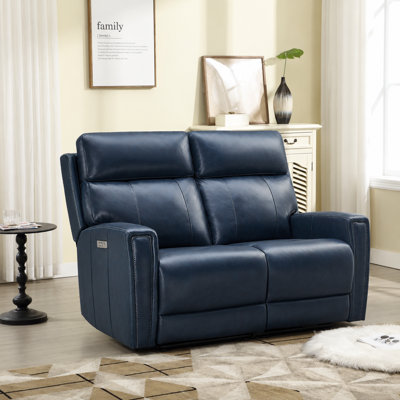 Causeuse inclinable en cuir double gravité avec port USB-C