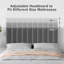 Structure de lit en velours-1055822801