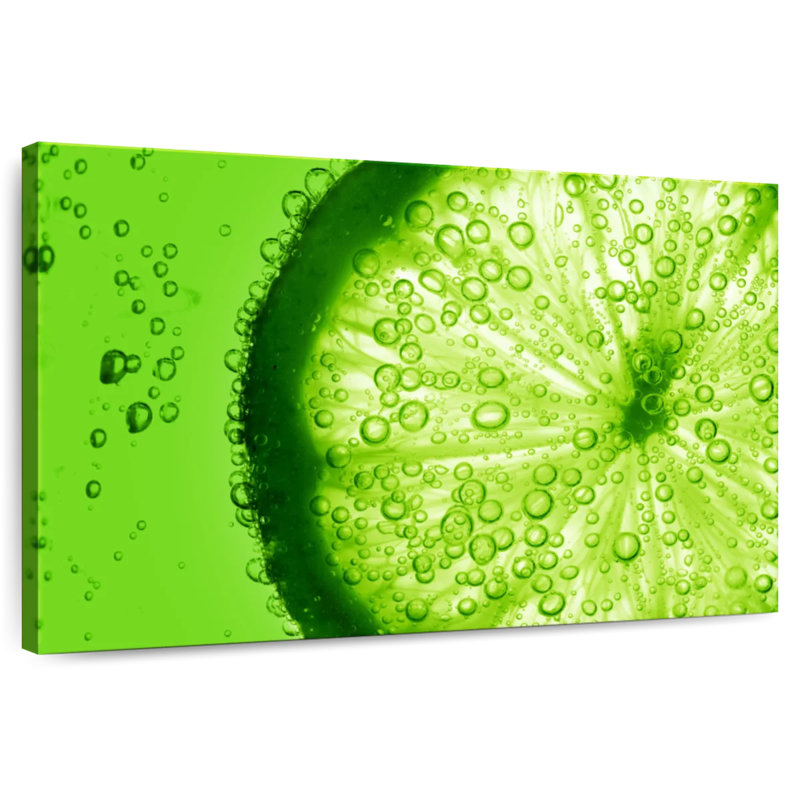 Yarlin Lime Slice, 34" H x 51" W