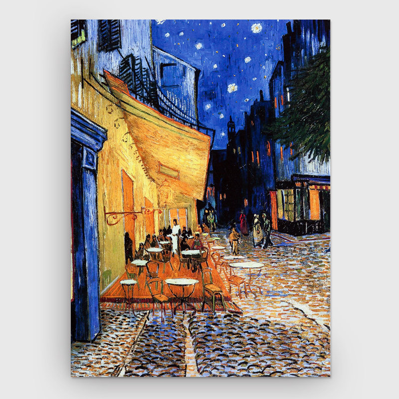 " The Café Terrace " by Vincent Van Gogh, 32" H x 24" W