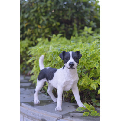 Standing Jack Russel Dog Statue