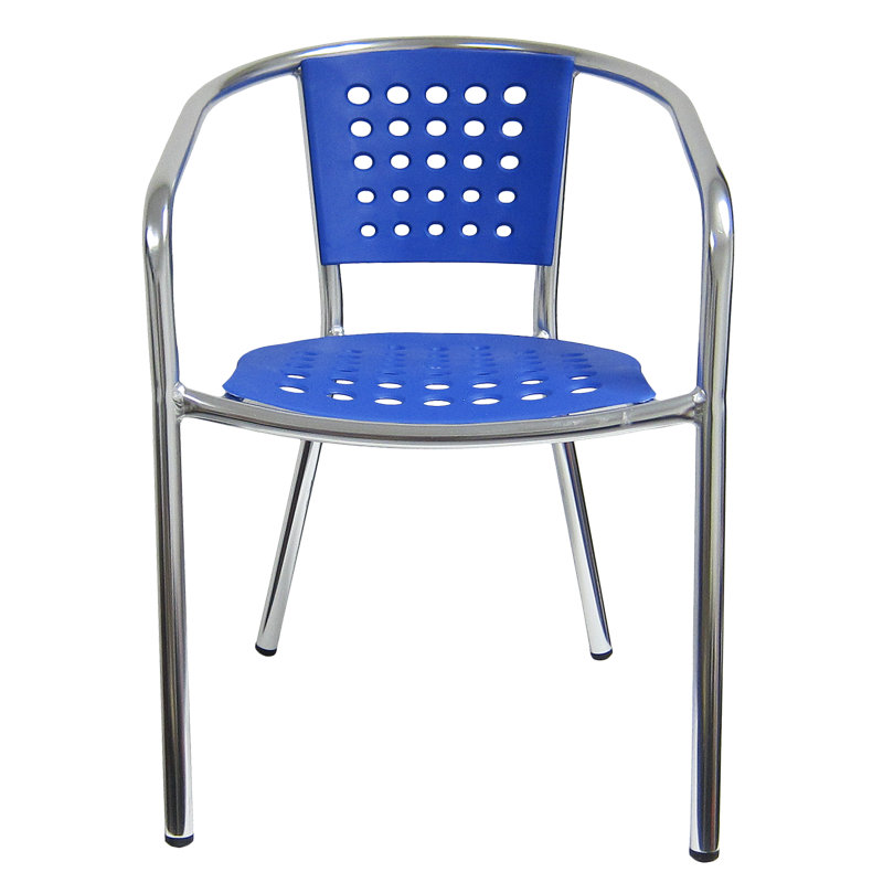 Chaise de patio Brado, Bleu