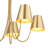 Ontonio 5-Light Chandelier in Natural Brass-201252792