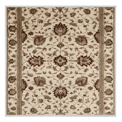 Machine Washable Persian Beige Area Rug