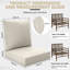 24" X 24" X 6" Outdoor Deep Seat Cushions Set - 4-1519738125-1519738163