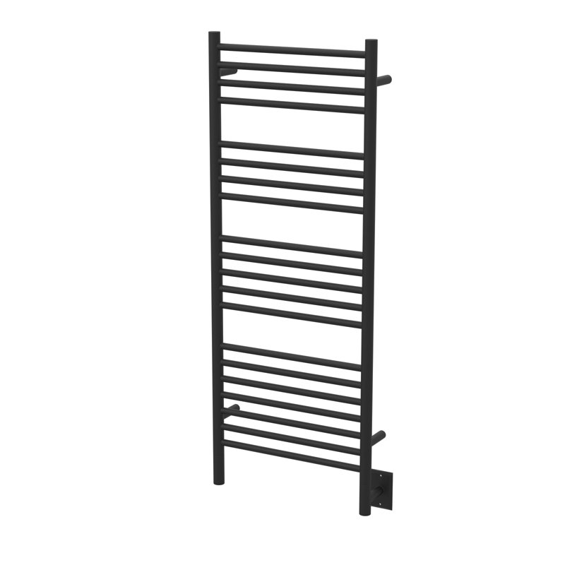 Jeeves Model D Straight Towel Warmer, Matte Black