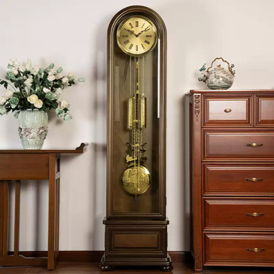 European-style retro vertical floor clock