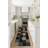Rug Branch Montage Collection Modern Abstract Runner Area Rug (2X12 Feet) Abstract - 2'3" X 12', Grey-594789665