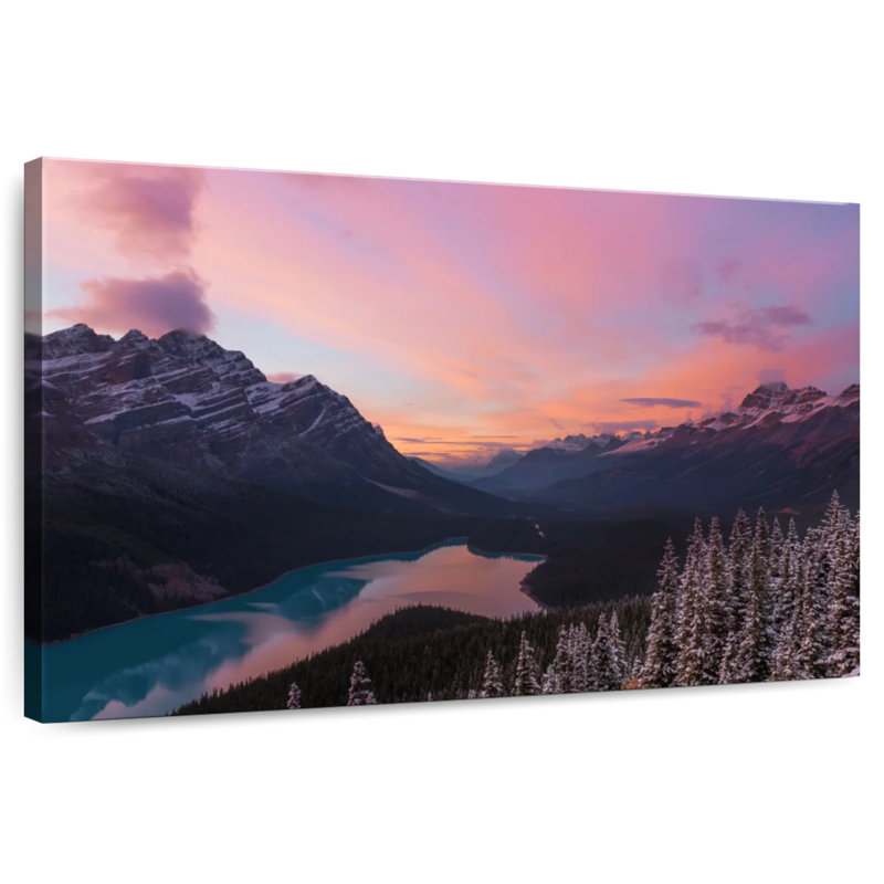Alvord, paysage pittoresque de montagne de Banff, H 34 po x l 51 po