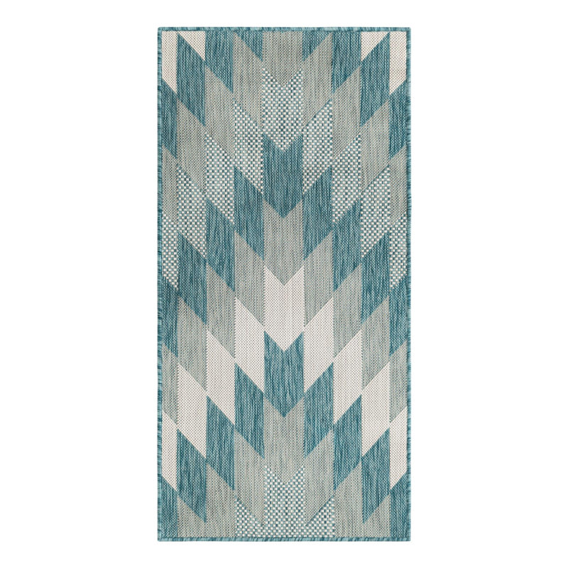 Blox Hower Indoor/Outdoor Area Rug, Runner 2' x 4'1"