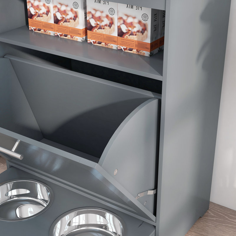 Mangeoire pour animaux gris